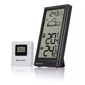 Bresser Meteo Temp időjárás állomás, fekete
