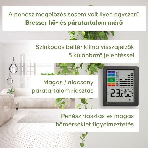 Bresser hő- és páratartalom mérő penészriasztóval