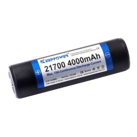   KeepPower 21700 3|7V 4000 mAh védett Lítium-ion akkumulátor