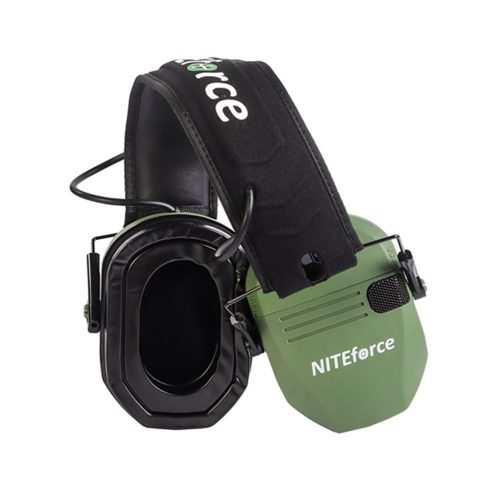 NITEforce SubSonic Pro elektronikus fülvédő, zöld
