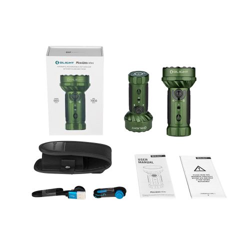 Olight Marauder mini tölthető keresőlámpa, zöld