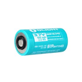   Olight RCR123 Lítium-ion akkumulátor 3,7V 550mAh Baton II és Baton 3 lámpához