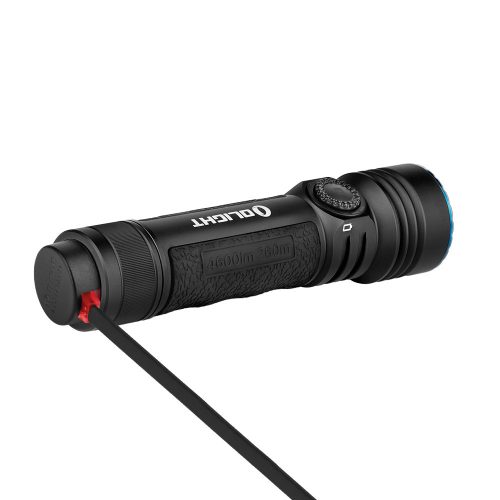Olight Seeker 4 Pro Cool White tölthető zseblámpa - fekete