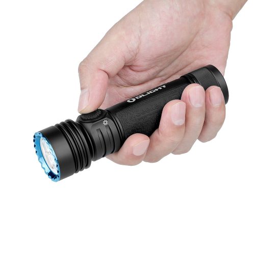 Olight Seeker 4 Pro Cool White tölthető zseblámpa - fekete