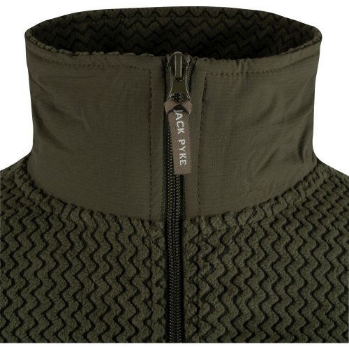 Jack Pyke Lightweight Z cipzáros thermo pulóver zöld S