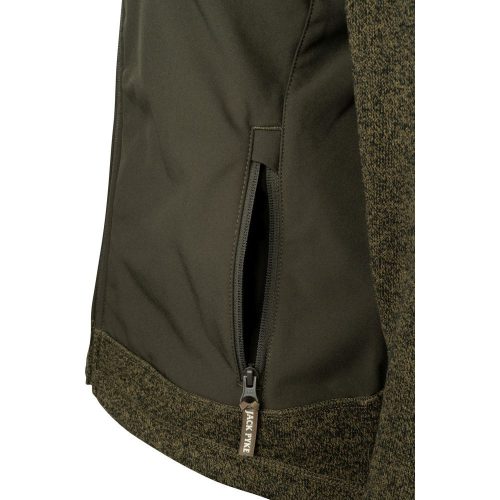 Jack Pyke Ladies Hybrid cipzáros pulóver ZÖLD XS