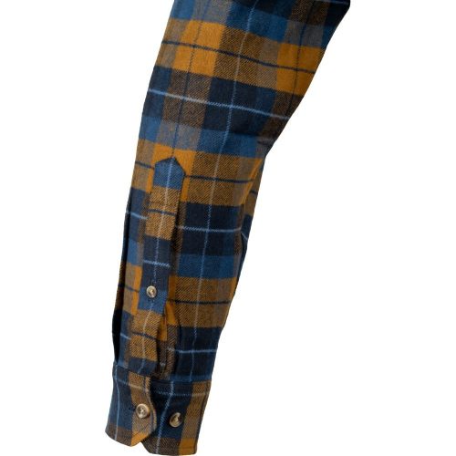 Jack Pyke Ladies Bleasdale flanel kockás női ing rozsdabarna-kék S (10)