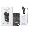 Trustfire MINI X5 fekete LED lámpa fehér, vörös és UV fénnyel