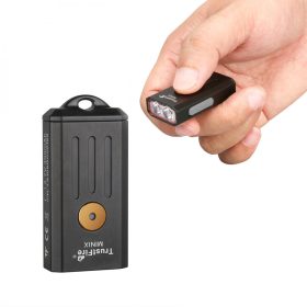   Trustfire MINIX fekete LED lámpa fehér és vörös fénnyel
