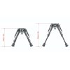 Vector Optics Carbon Fiber 6-9" Spring bipod