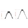 Vector Optics Carbon Fiber 9-13.5" Swivel Spring bipod