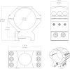 Vector Optics Picatinny szerelék 34mm, 28mm magas