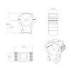 Vector Optics Picatinny szerelék 34mm, 35mm magas