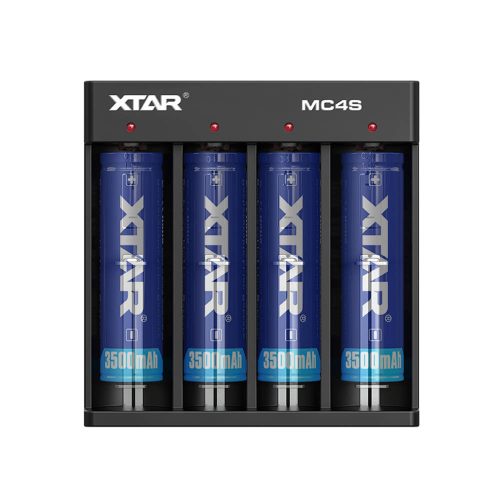 XTAR MC4S négy öblös univerzális akkumulátor töltő