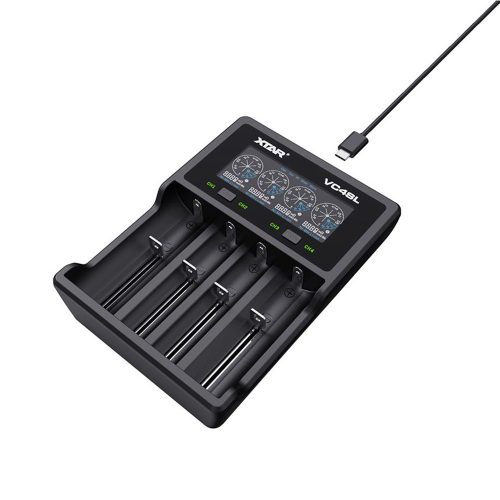 XTAR VC4S QC3.0 négy öblös univerzális akkumulátor töltő