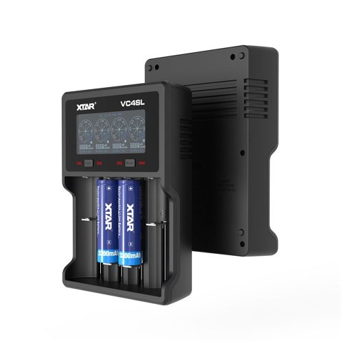 XTAR VC4S QC3.0 négy öblös univerzális akkumulátor töltő