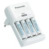 Panasonic Eneloop 4xAAA 750mAh akku + időzítős töltő