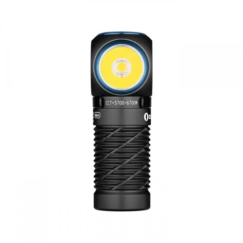 Olight Perun 2 Mini fekete tölthető zseblámpa, hideg fehér fénnyel, fekete