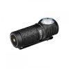 Olight Perun 2 Mini fekete tölthető zseblámpa, hideg fehér fénnyel, fekete