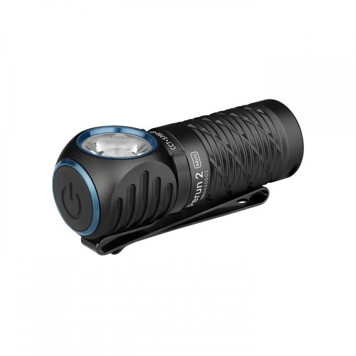 Olight Perun 2 Mini fekete tölthető zseblámpa, hideg fehér fénnyel, fekete